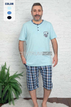 Pidżama turecka BŁĘKIT (XL-4XL) 23256