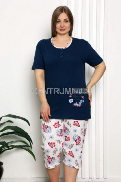 Pidżama turecka GRANAT(XL-4XL) 14310