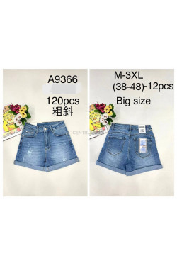 Szorty jeansowe damskie (M-3XL) A9366