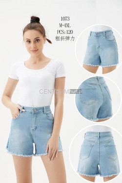 Szorty jeansowe damskie (M-4XL) 1073