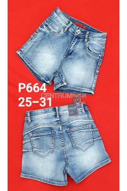 Szorty jeansowe damskie (26-31) P664