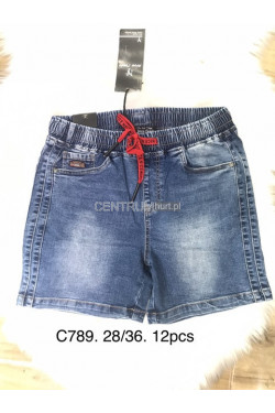 Szorty jeansowe damskie (28-36) C789