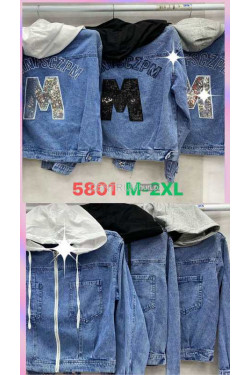 Kurtka jeansowa damska (M-XXL) 5801