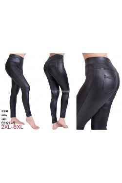 Spodnie skórzane damskie (2XL-6XL) 0161-1