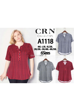 Koszule damskie (M/L-4XL/5XL) A1118