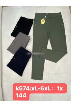 Spodnie damskie (XL-6XL) K574
