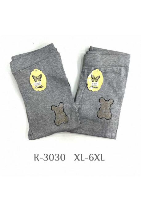 Legginsy damska (XL-6XL) K3030