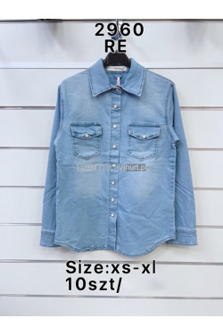Koszula jeansowa damska (XS-XL) 2960