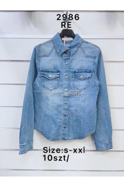 Koszula jeansowa damska (S-2XL) 2986