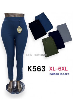 Spodnie damskie (XL-6XL) K563