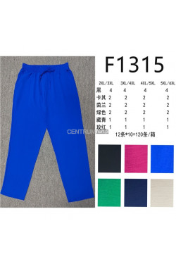 Spodnie damskie (2XL-6XL) F1315