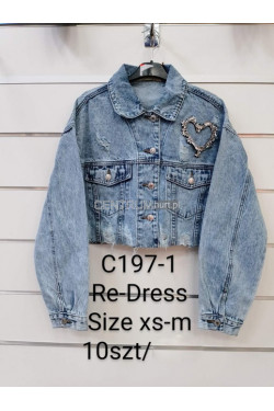 Kurtka jeansowa damska (XS-M) C197-1