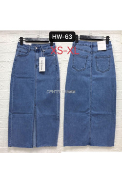 Spódnica jeansowa damska (XS-XL) HW-63