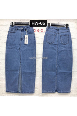 Spódnica jeansowa damska (XS-XL) HW-65