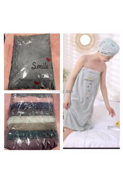 Zestaw ręcznik + turban do sauna (80x150) TH-3787
