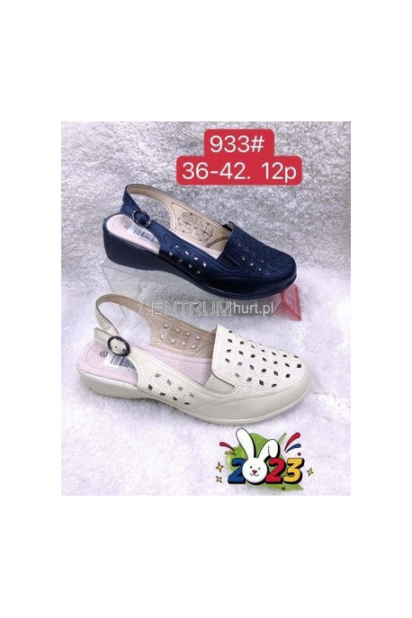Klapki damskie (36-42) FDL662 biały