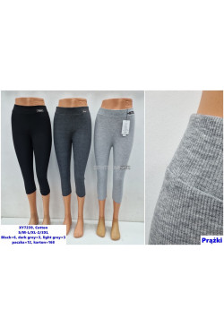 Leginsy prążek bawełna damskie (S-3XL) XY7239