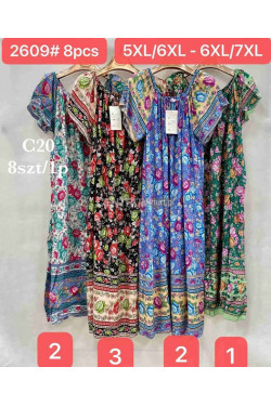 Sukienki damskie (5XL-7XL) 2609