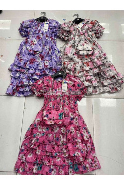 Sukienki dziewczęce KOLOR DO WYBORU (4-14) 0270