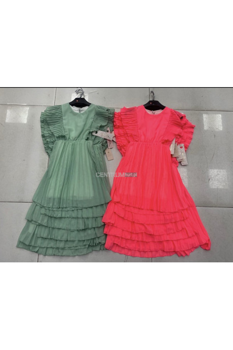 Sukienki dziewczęce KOLOR DO WYBORU (4-14) 02