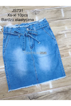 Spódnica jeansowa damska (XS-XL) JS731