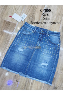 Spódnica jeansowa damska (XS-XL) CY599