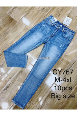 Jeansy damskie (M-4XL) CY767