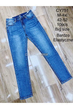 Jeansy damskie (M-4XL) CY751