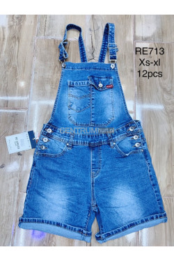 Ogrodniczki jeansowe damskie (XS-XL) RE713