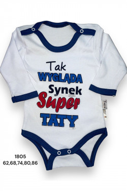 Body niemowlęce Tureckie KOLOR DO WYBORU (68-86) 1805