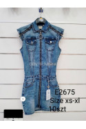Kombinezon jeansowe damskie (XS-XL) E26