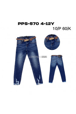 Jeansy dziewczęce (4-12) PPS-570