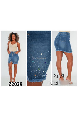 Spódnica jeansowa damska (XS-XL) 2