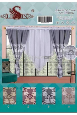 Firanka gotowa (400x160cm) DS118B