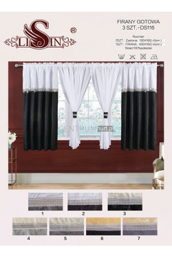 Firanka gotowa (150x160) DS116