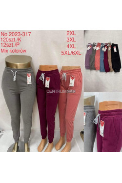 Spodnie dresowe damskie (2XL-6XL) 2023-317