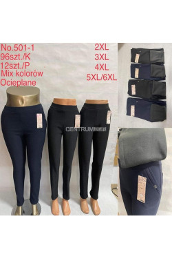Spodnie damskie ocieplane (2XL-6XL) 501-1