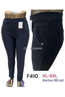 Spodnie damskie (XL-6XL) F410