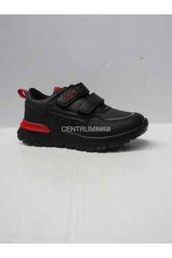 Buty sportowe chłopięce (32-37) A185 BLACK/RED