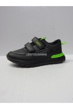 Buty sportowe chłopięce (32-37) A185 BLACK/GREEN