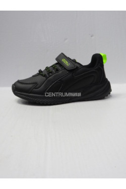 Buty sportowe chłopięce (31-36) A126 BLACK/GREEN