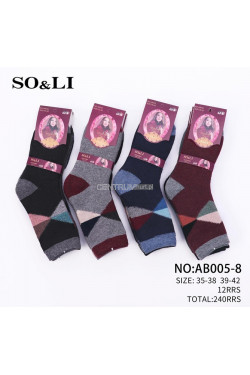 Skarpety angora damskie (35-42) AB005-8