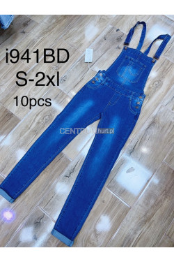 Ogrodniczki jeansowe damskie (S-2XL) I941BD