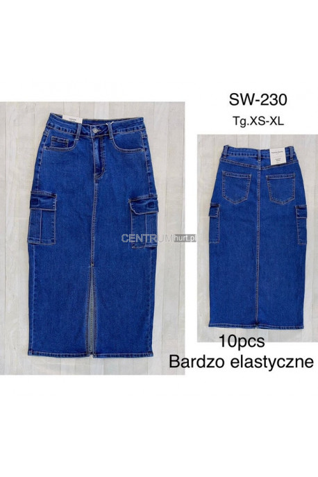 Spódnica jeansowa damska (XS-XL) 3
