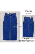 Spódnica jeansowa damska (XS-XL) 3