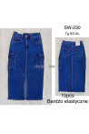 Spódnica jeansowa damska (XS-XL) 3