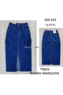 Spódnica jeansowa damska (XS-XL) 3