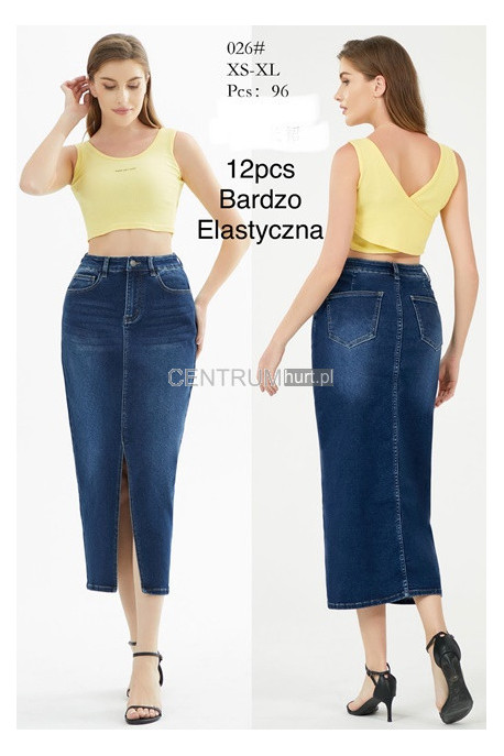 Spódnica jeansowa damska (XS-XL) 3