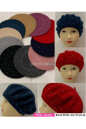 Beret damskie zimowe 40