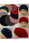 Beret damskie zimowe 40